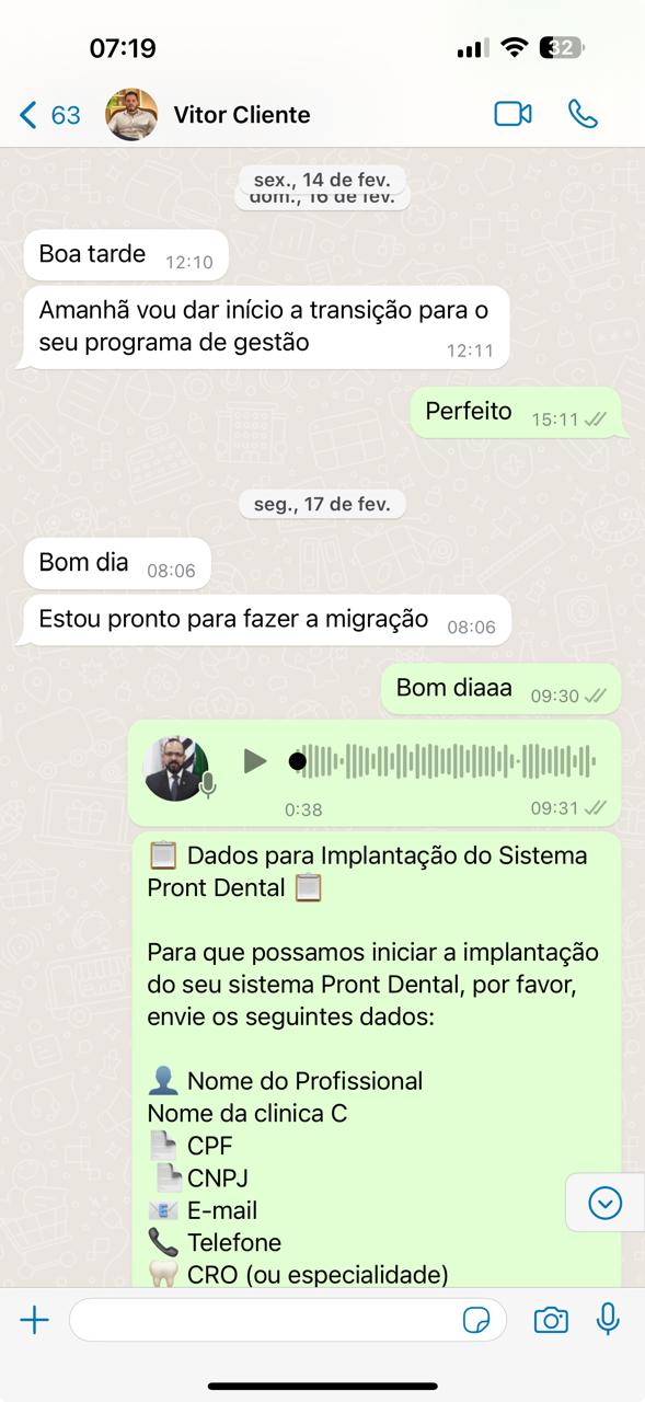 Quarto depoimento de cliente